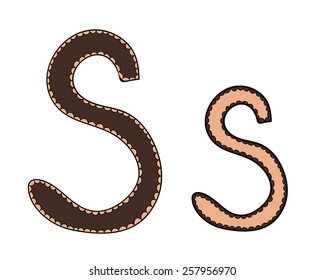 Letter of the alphabet "S"