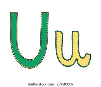 Letter of the alphabet "U"
