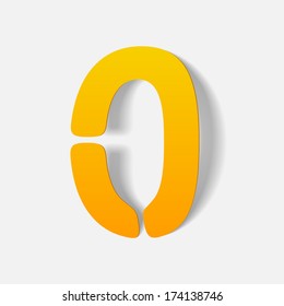 letter of the alphabet. Vector Illustration Design Element