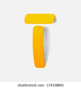 letter of the alphabet. Vector Illustration Design Element