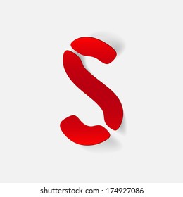 letter of the alphabet. Vector Illustration Design Element