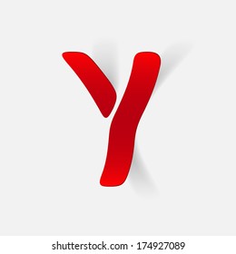 letter of the alphabet. Vector Illustration Design Element