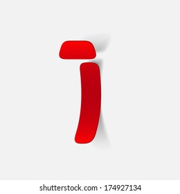 letter of the alphabet. Vector Illustration Design Element