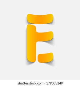 letter of the alphabet. Vector Illustration Design Element