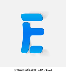 letter of the alphabet. Vector Illustration Design Element