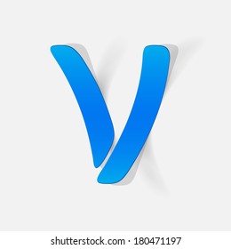 letter of the alphabet. Vector Illustration Design Element
