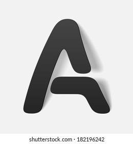 letter of the alphabet. Vector Illustration Design Element
