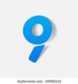 letter of the alphabet. Vector Illustration Design Element