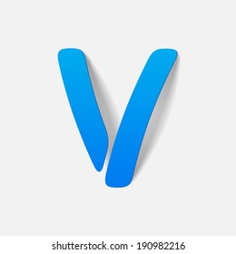 letter of the alphabet. Vector Illustration Design Element