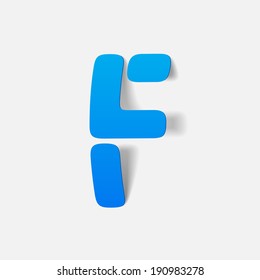 letter of the alphabet. Vector Illustration Design Element