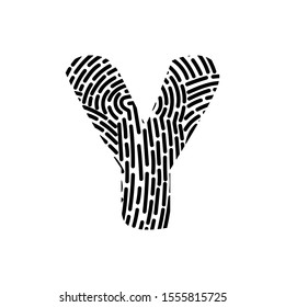 Letter. Alphabet. Vector of modern abstract font and alphabet