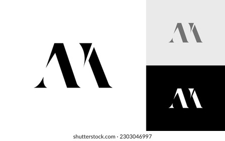 Initial-Logo-Design von Letter ANM