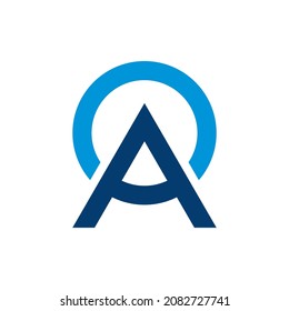 Letter AO Logo can be used for icon, logo and etc