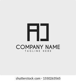 letter AO for logo design