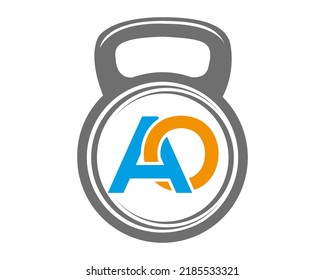 Letter AO logo Design Template Vector. Modern letters A O, AO Alphabet icon