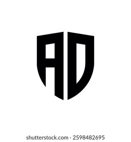 Letter ao or oa logo template, Letter ad or da logo template	
