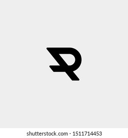 Letter AP AR R Monogram Logo Design Minimal