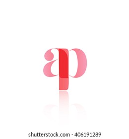 Letter AP logo