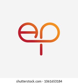 letter ap logo design