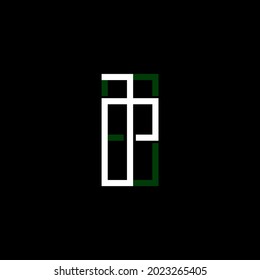 letter ap logo design idea