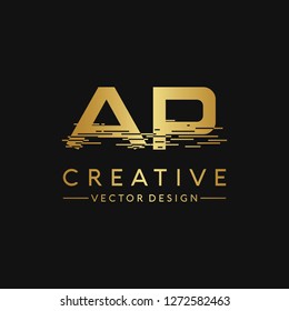 Letter AP Logo Design Vector Template