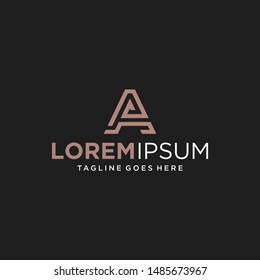 letter a or ap monogram logo design inspiration