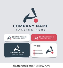 Letter AP Monogram Logo, ist für jedes Unternehmen geeignet.