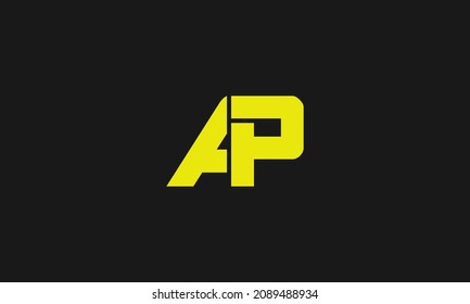 Letter AP original monogramicon design