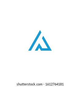 Letter AP or PA initial logo design template vector illustration