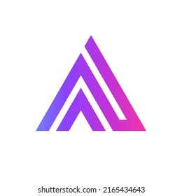 Letter AP PA logo design
