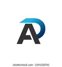 Letter AP, PA Logo Template vector symbol