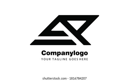 Letter ap for simple logo design