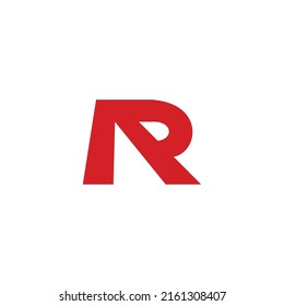 letter ap triangle simple geometric logo vector