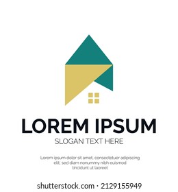 Una carta con el diseño de vectores con el logotipo de los apartamentos