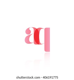 Letter AQ logo
