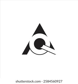 Letter AQ or QR logo design unique beauty and branding business identity concept, modern, elegant logo design vector illustration template.