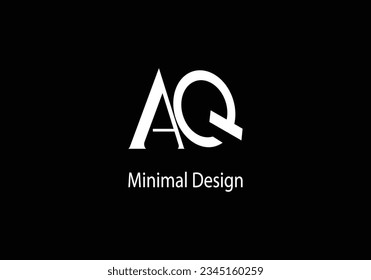 Letter AQ vector logo design, symbol icon, Monogram Logo Design, 