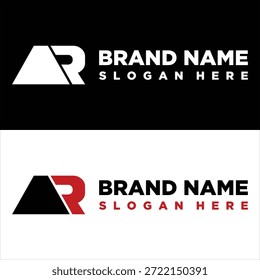 letter AR concept logo design vector template