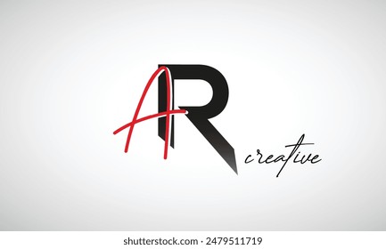Letra AR Creative Clean Logo Design
