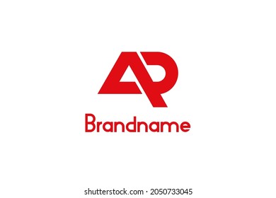 Letter AR logo design concept template.