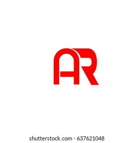 letter A,R logo vector
