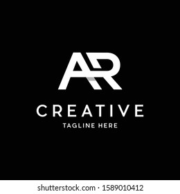 Letter AR Monogram Creative Modern Business Logo