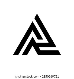 Letter AR monogram logo design