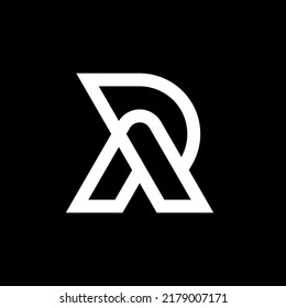 Carta AR RA creativo modelo de logotipo de monograma