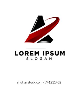 A letter Arrow logo