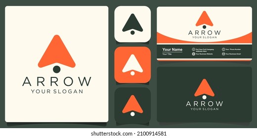 Inspiración en la plantilla de diseño de logotipo de flecha de letra A