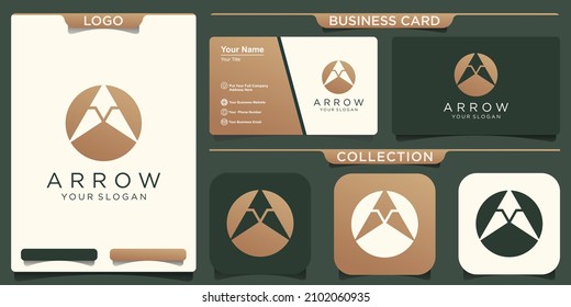 Inspiración en la plantilla de diseño de logotipo de flecha de letra A