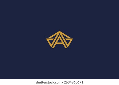 letter a arrow logo icon concept vector logo design template elements