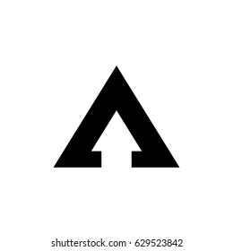 A Letter Arrow Vector Logo