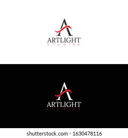 A LETTER, ART LOGO DESIGN